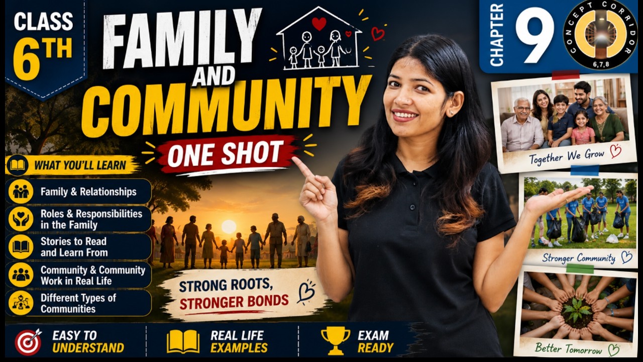 Family and Community | Chapter 9 One shot | Class 6 NCERT Social Science Exploring Society