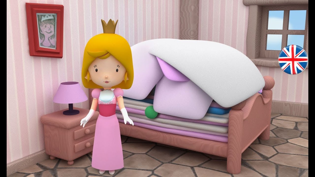 THE PRINCESS AND THE PEA:  English fairy tale for kids