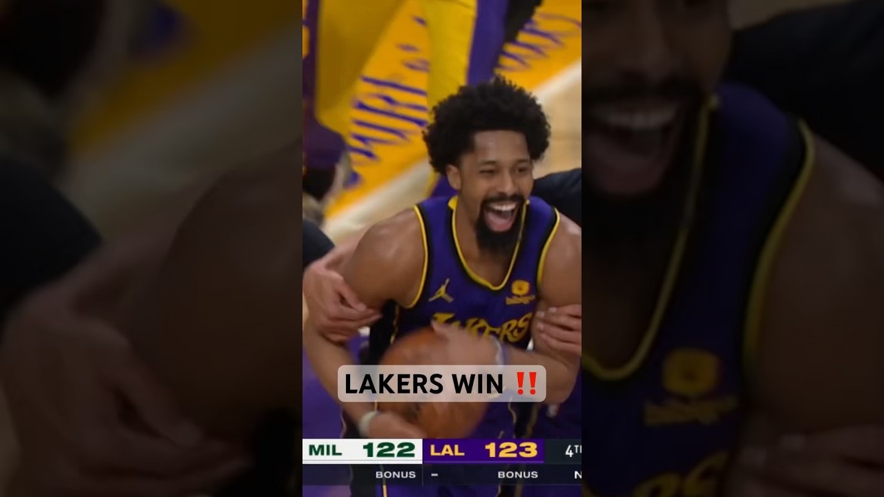 SPENCER DINWIDDIE SEALS THE LAKERS WIN! 🚨 | #Shorts