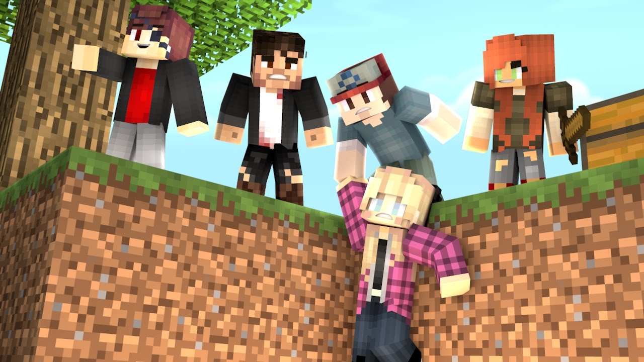 Minecraft Crafting Dead SKYBLOCK - WHO IS THE FIRST TO FALL? (Minecraft Roleplay)
