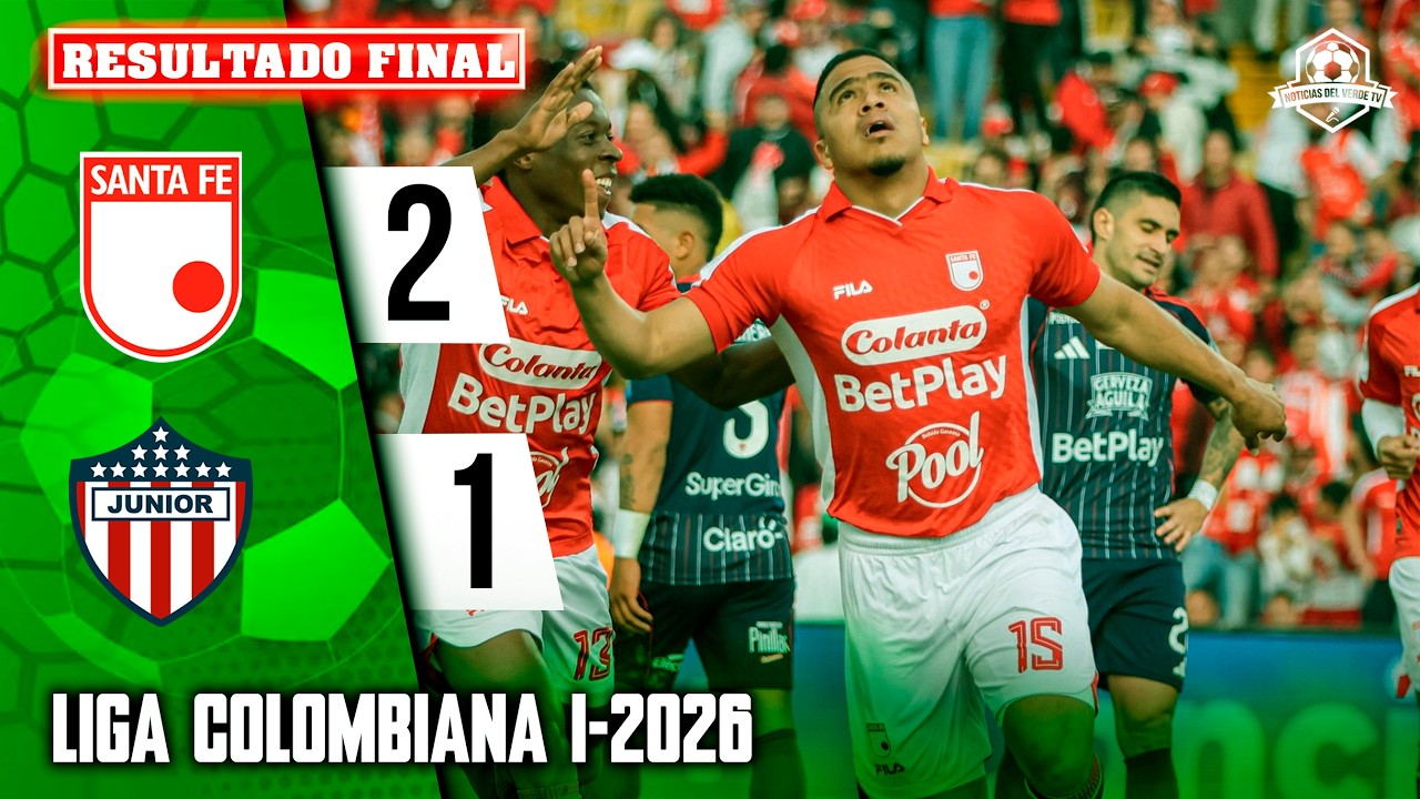 🔴 SANTA FE VS JUNIOR EN VIVO / LIGA BETPLAY 2026 - FECHA 8