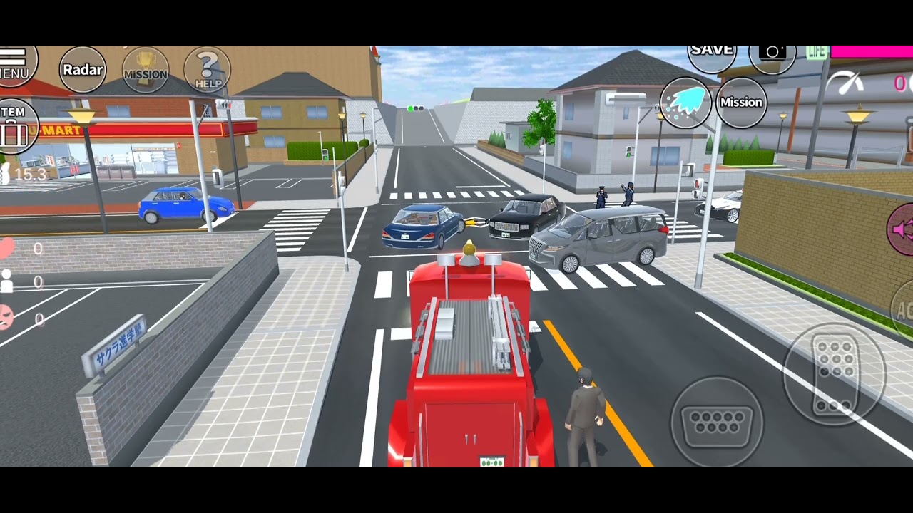 Sad story | schora school simulator |Ambulance, police, Firefighters.....  
