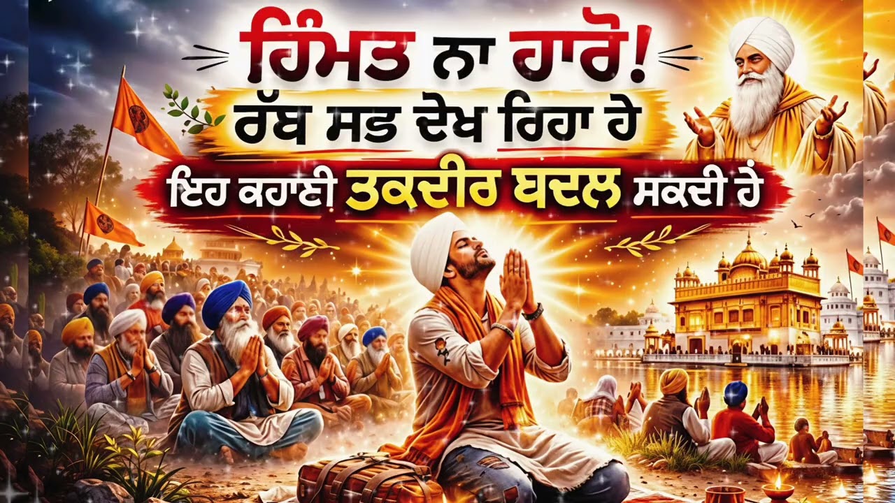 ਹਿੰਮਤ ਨਾ ਹਾਰੋ ਰੱਬ ਸਭ ਦੇਖ ਰਿਹਾ ਹੈ ਇਹ ਕਹਾਣੀ ਤੁਹਾਡੀ ਤਕਦੀਰ ਬਦਲ ਸਕਦੀ ਹੈ