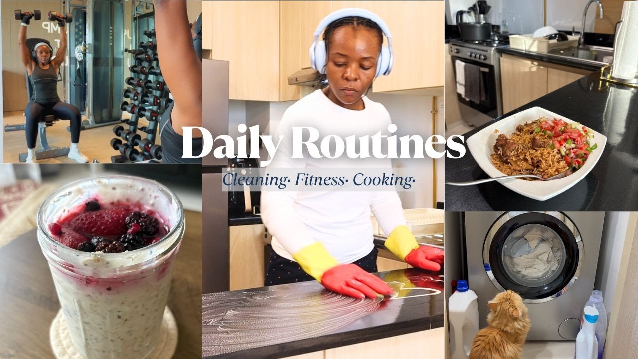CLEANING ROUTINE, GYM, 5 AM RUNNING, MY PILAU RECIPE