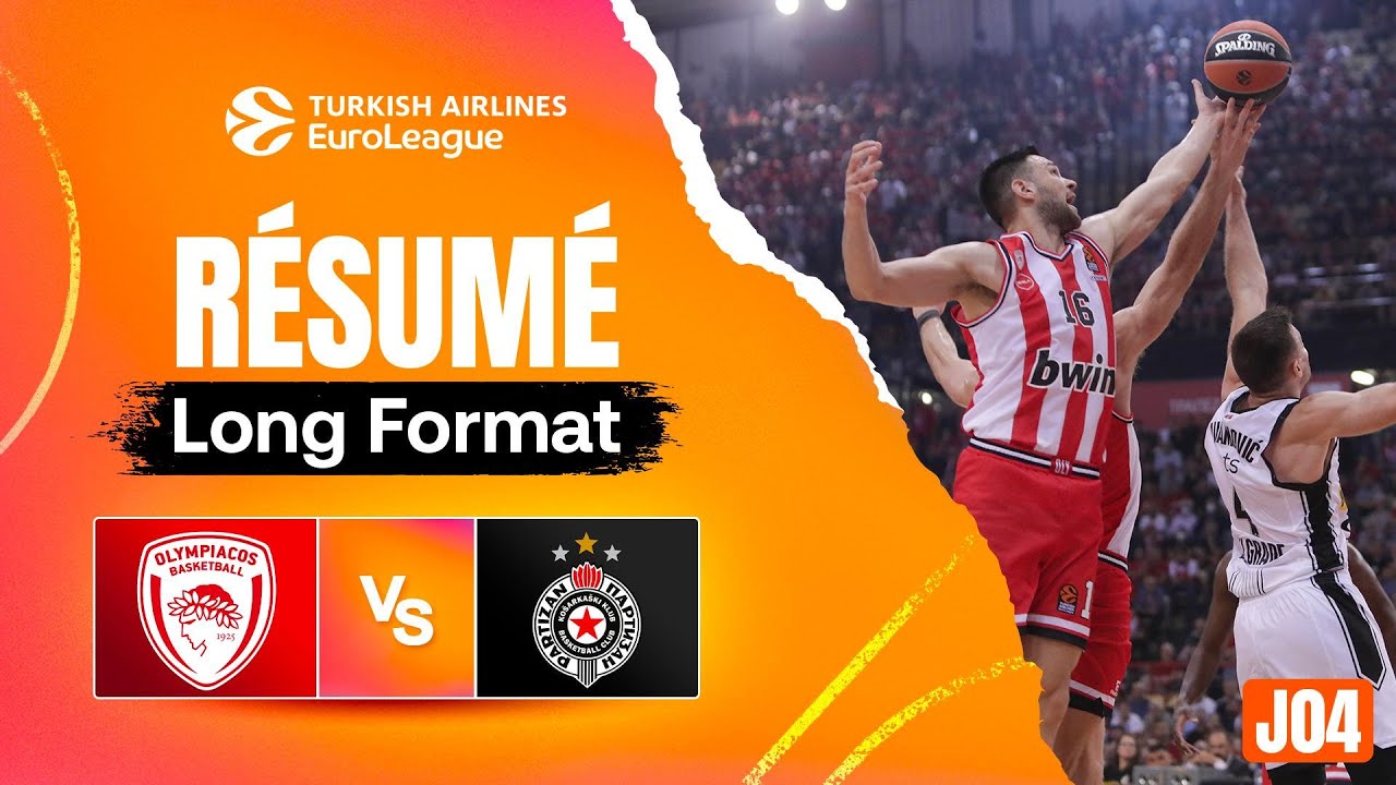 Olympiacos vs Partizan - Résumé Long Format - EuroLeague  J04