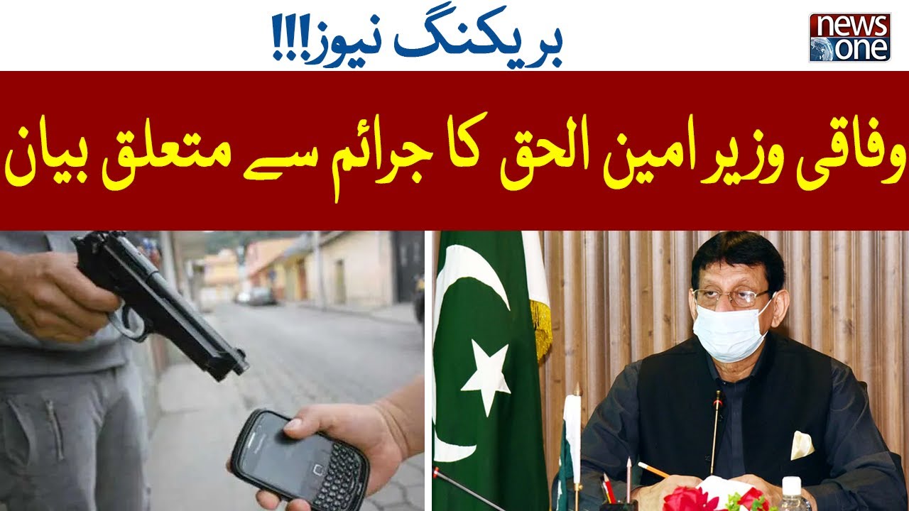 Statement of Federal Minister Syed Aminul Haque Regarding Crimes | NewsOne