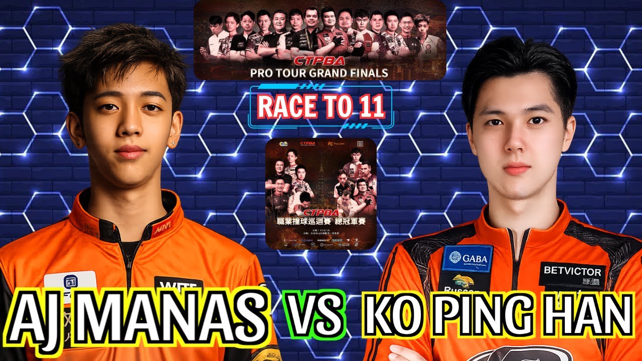 AJ MANAS VS KO PING HAN - Young star domination? Do you think? - CTPBA