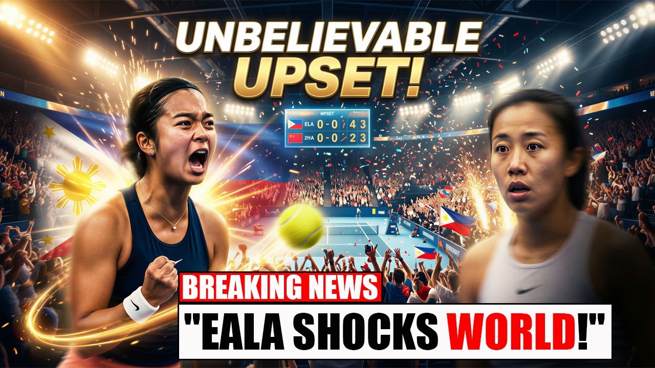 UNBELIEVABLE! Alexandra Eala SHOCKS Former World #2 Zhang Shuai at the Linz Open!