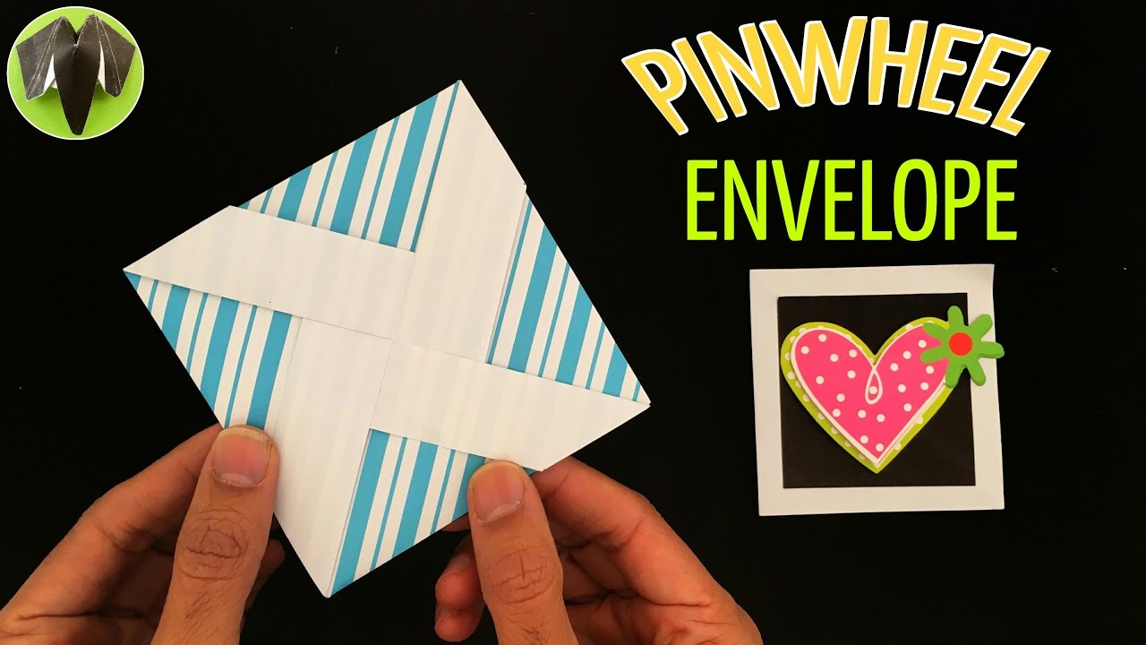 PINWHEEL Envelope Card - Tutorial from Paper Folds