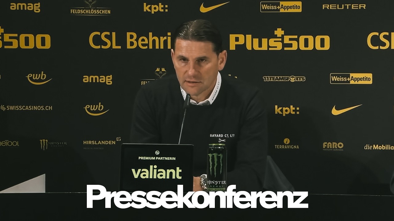 Die Pressekonferenz mit Gerry Seoane nach YB - Winterthur (6:1) | Pressekonferenz