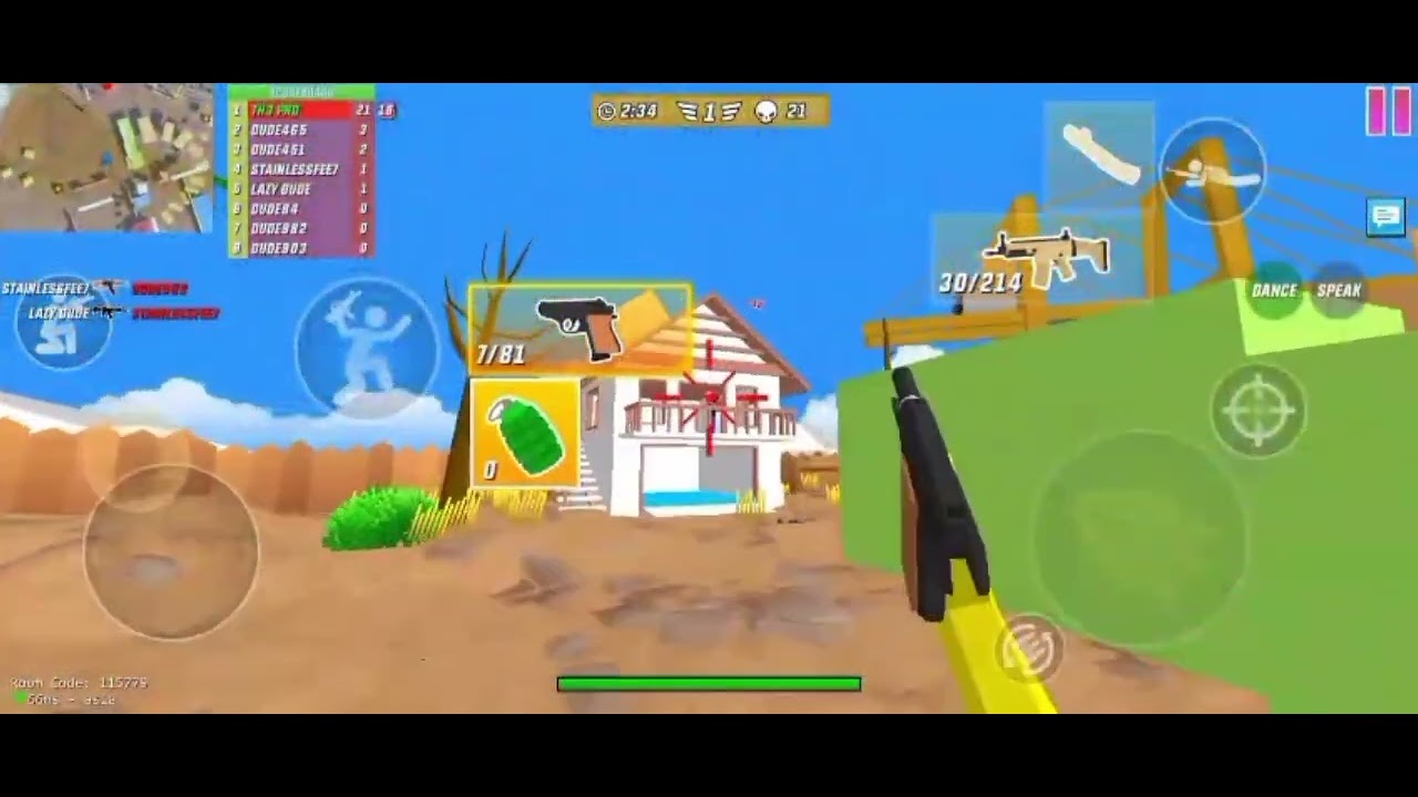 Scar L gameplay 4 fingers [] noob gameplay #video #gaming #dudetheftwars