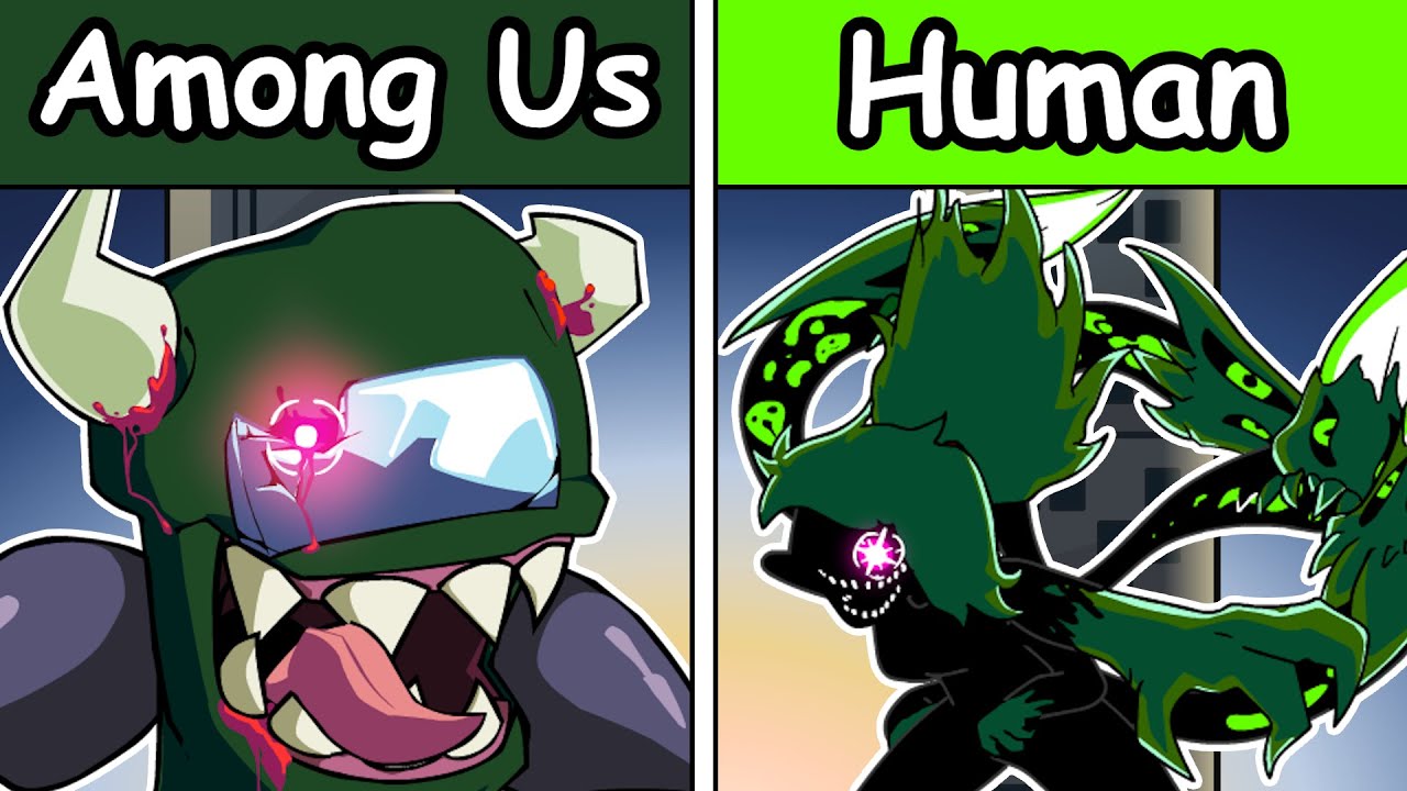 Ejected Among Us Vs Human (IMPOSTOR V4) - FNF