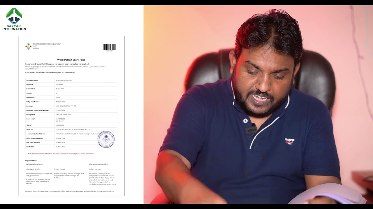 200 RESORT ⛵ VISA MALDIVES SALARY 700USD FOOD ROOM FREE SALARY IN INR 70000