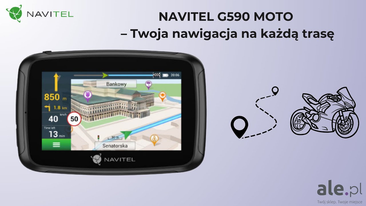 NAVITEL G590 MOTO &ndash; najlepsza nawigacja motocyklowa 🏍️