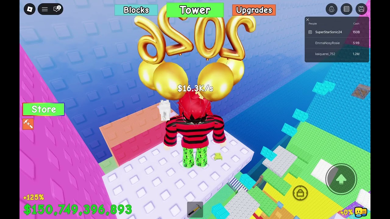 Whats up yall welcome to another video today were playing build a tower
