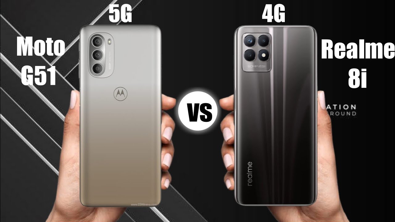 Motorola G51 vs Realme 8i
