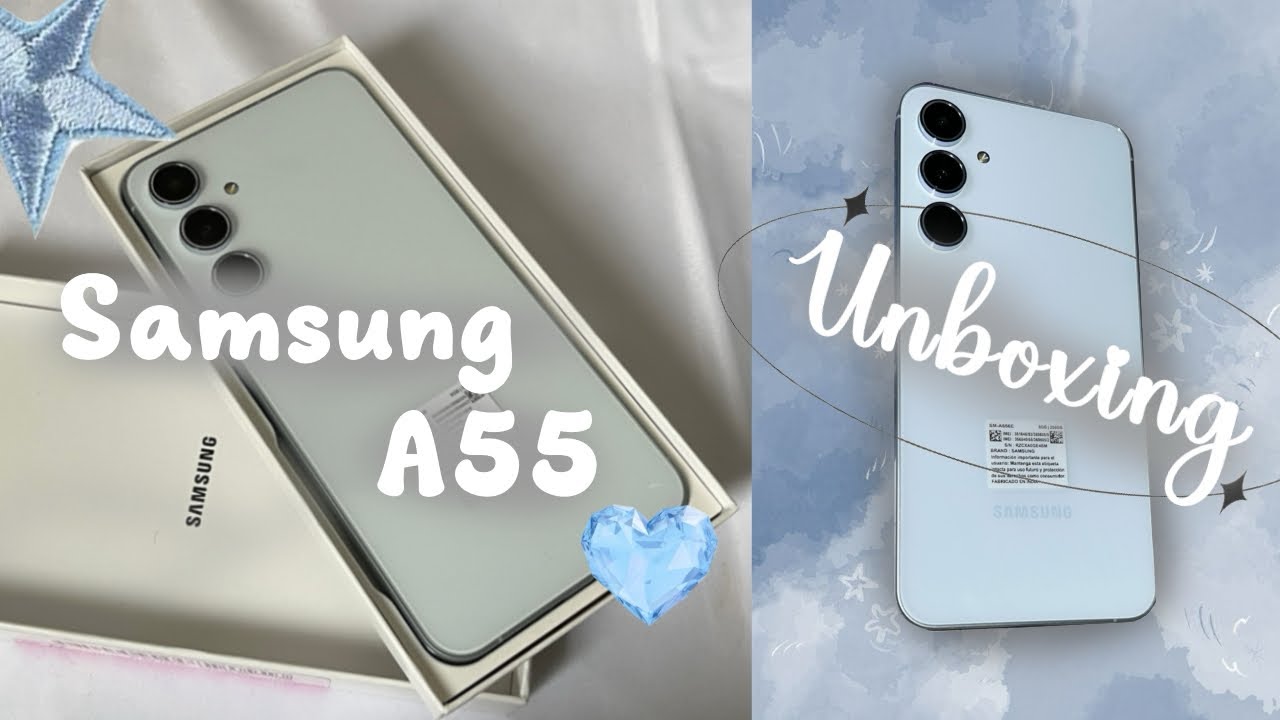 Unboxing Samsung A55 5g 🧊❄️