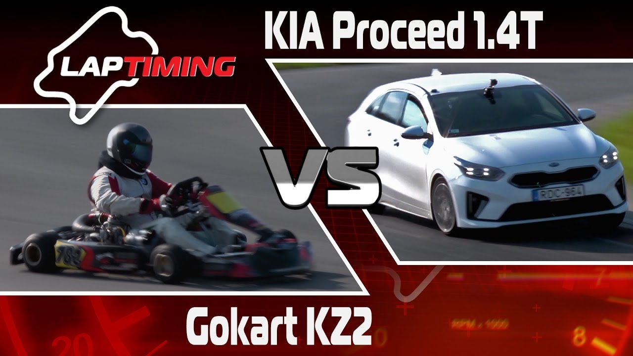 0-100... 2,1sec. Gokart KZ2 vs. KIA Proceed 1.4T (LapTiming ep. 93)