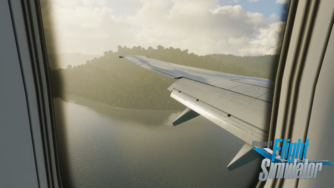 MALAYSIA AIRLINES B737 LANDING PENANG INTERNATIONAL