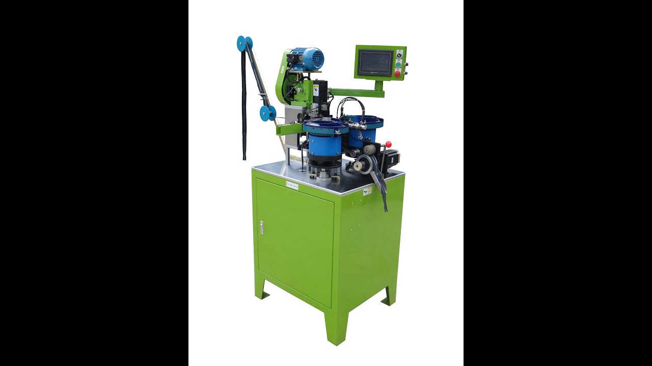 YFM-168NCA-R Auto nylon zipper reverse pin & box setting machine (For reverse or waterproof zipper)
