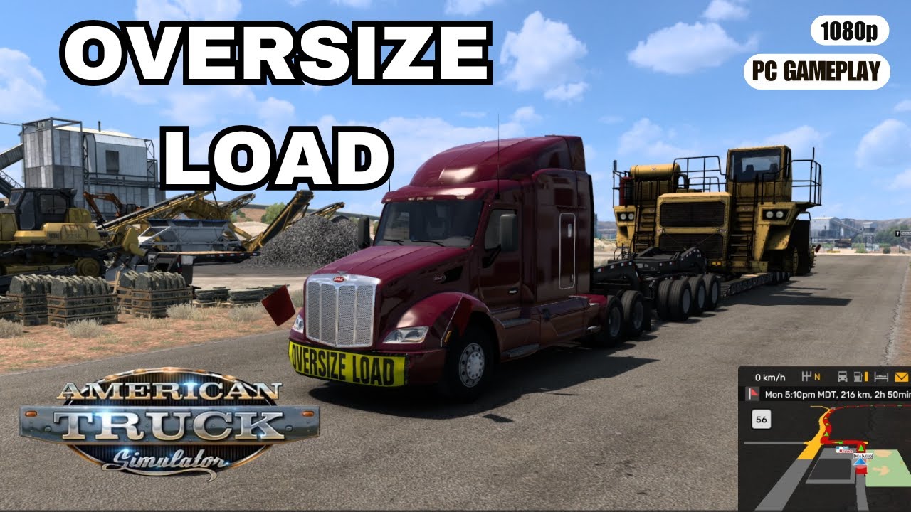 🚚 American Truck Simulator | Oversized Load Delivery | Epic Trucking Journey!