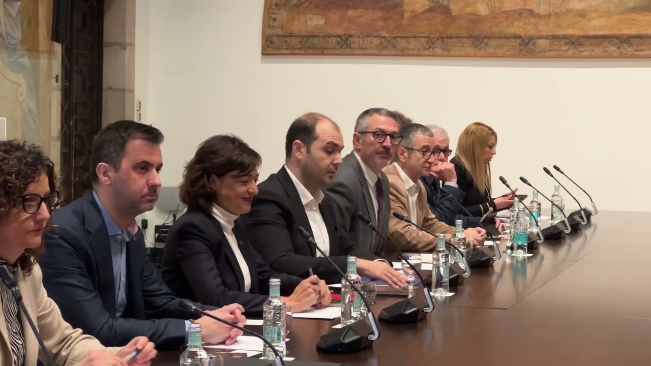 Reunión entre el Govern y CCOO, UGT, Pimec y Foment para informar del caos en Rodalies