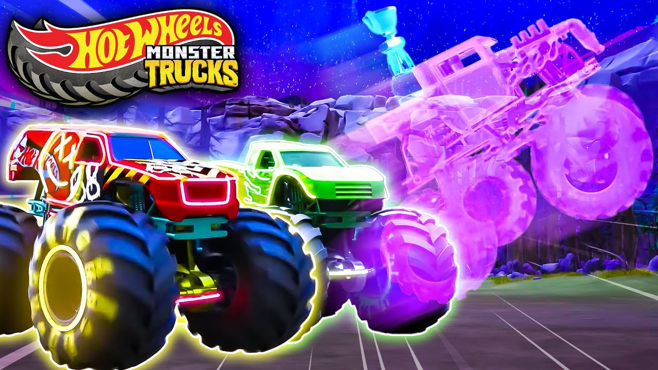 Trouble is Bubbling for the Hot Wheels Monster Trucks! 1 HOUR