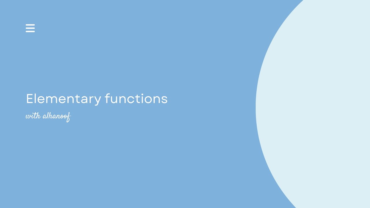 Elementary functions in complex analysis