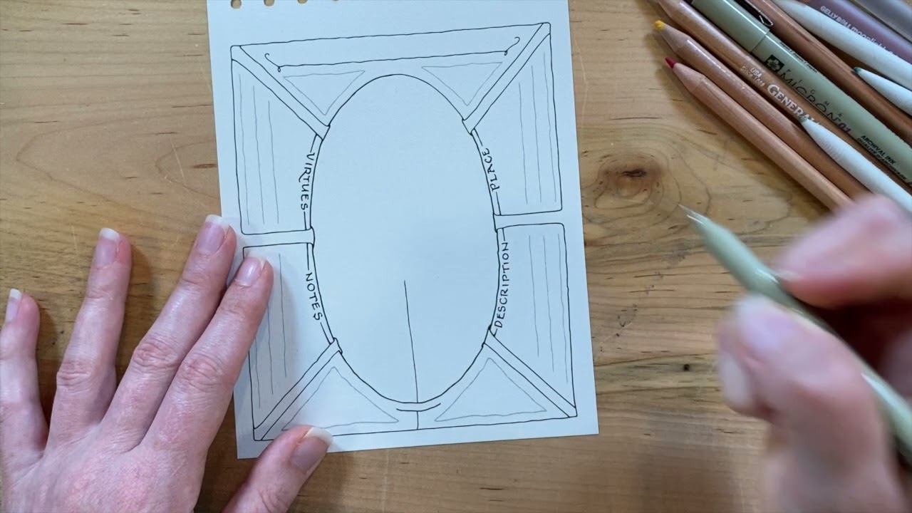Zentangle Project Pack No. 21 - Day 01