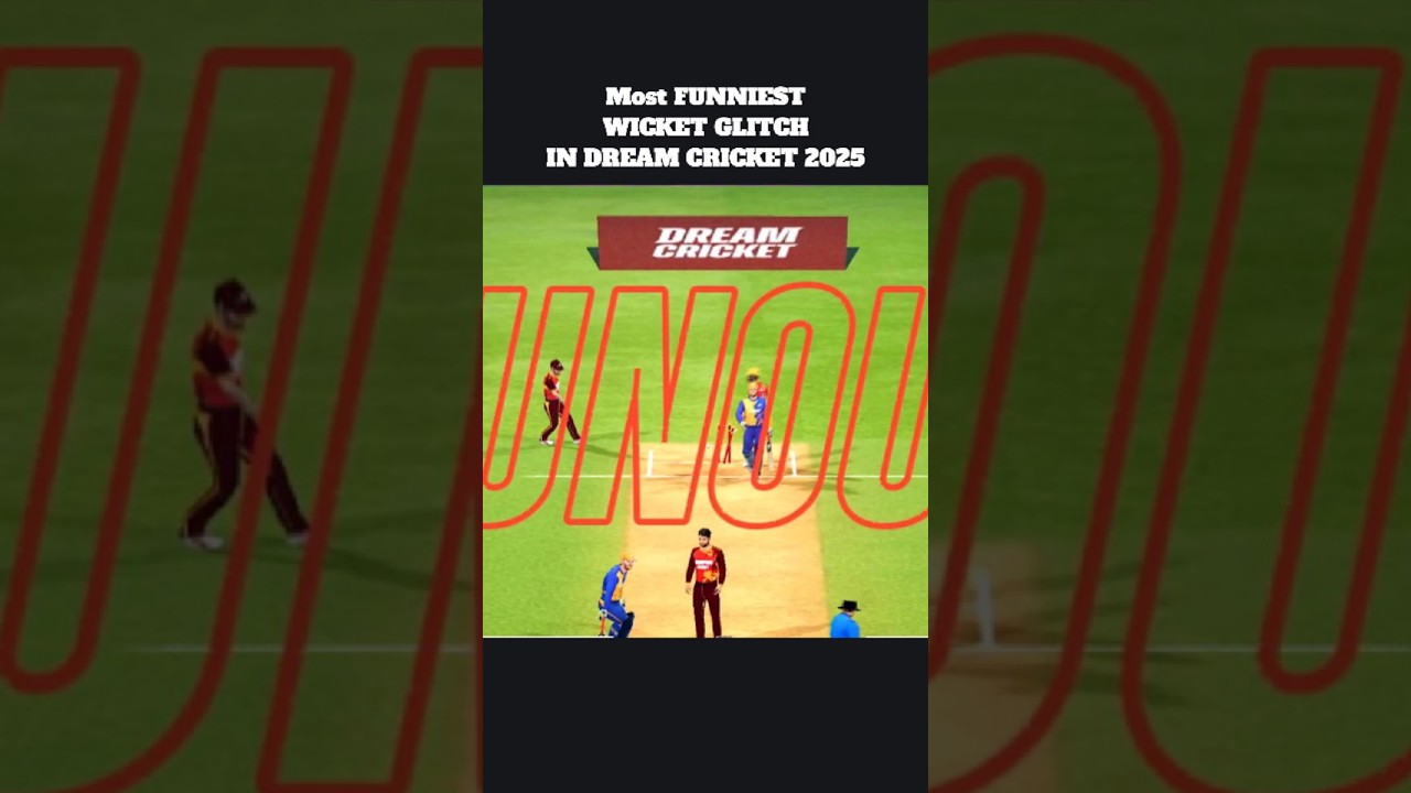 Most Funniest Wicket! 😂 Dream Cricket 25 #shorts #dreamcricket #funny #rc24