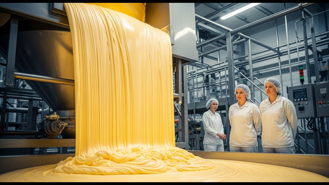 Large-scale butter production at the world's largest factory: Full Process
