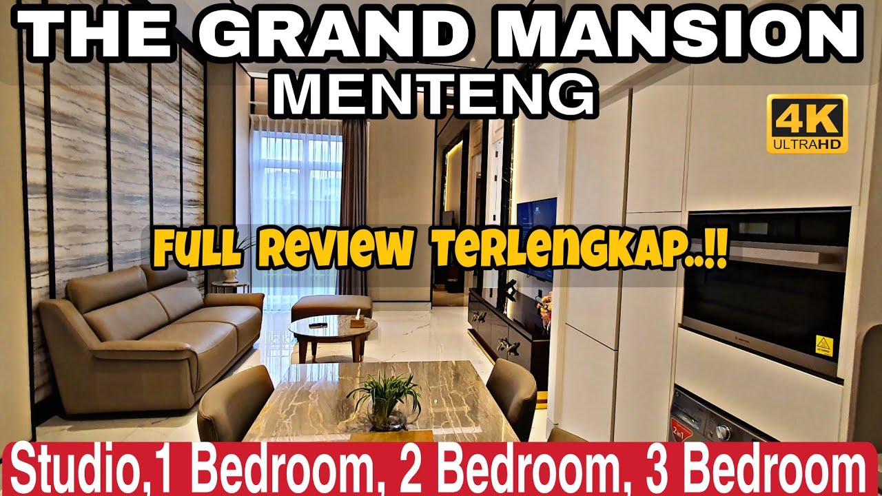 HOTEL THE GRAND MANSION MENTENG • REVIEW SEMUA KAMAR LUXURY SERVICED APARTMENT HOTEL DI JAKARTA (4K)