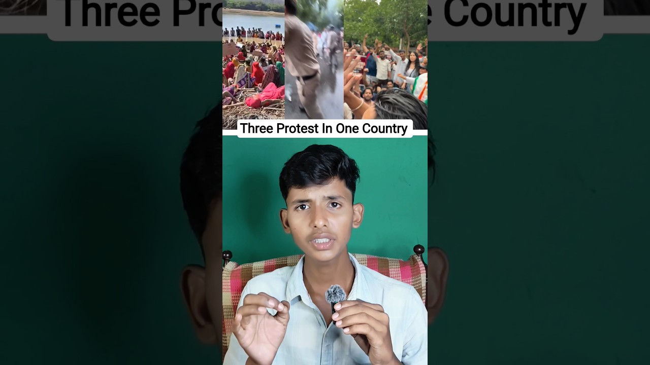 3 Protest In 1 Country! #cjpprotest #neet2026 #shorts