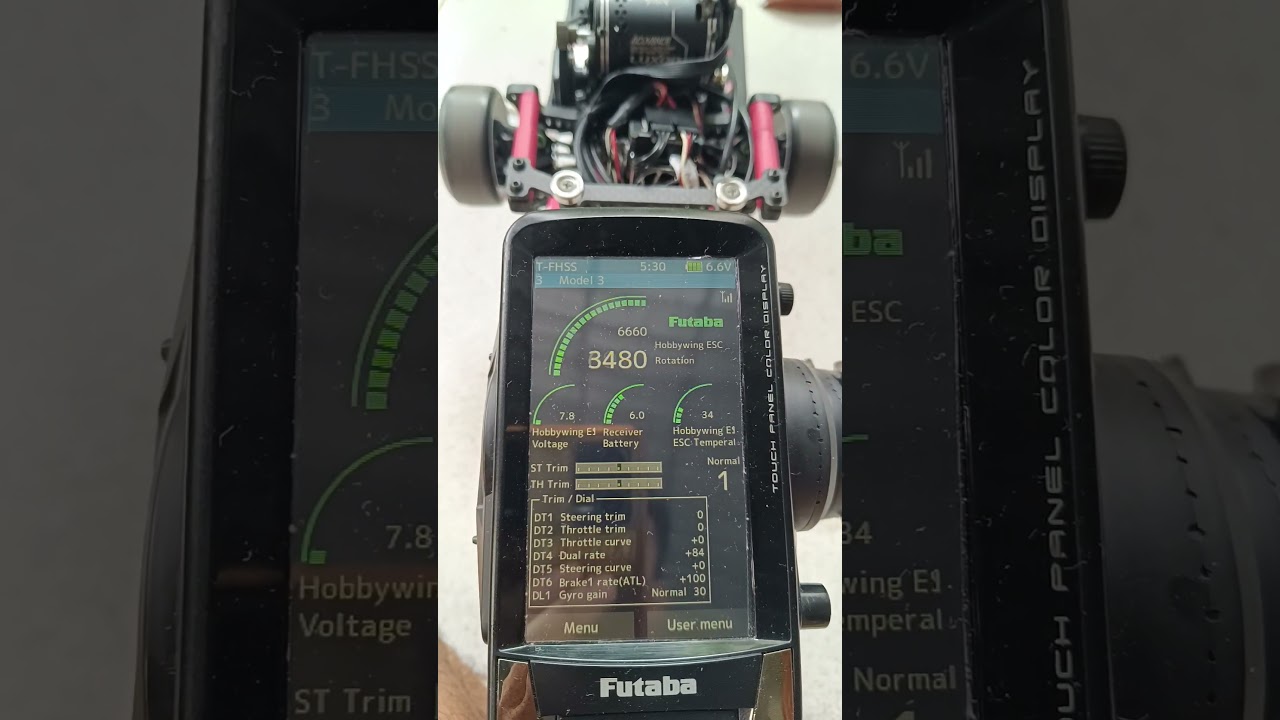 Esc hobbywing xr10 pro g2s elite + motor acuvance bs dual 10.5T