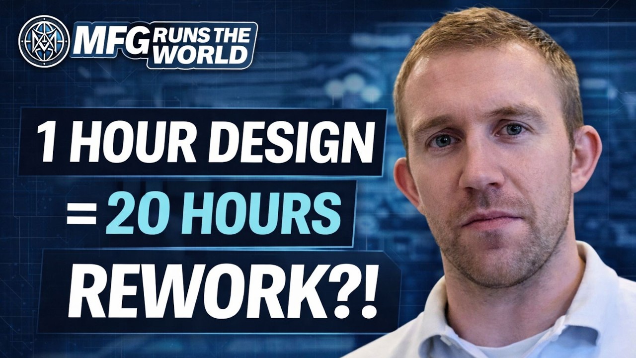 Engineering Mistakes That Cost Manufacturers 20 Hours of Rework | Matthew Gettle