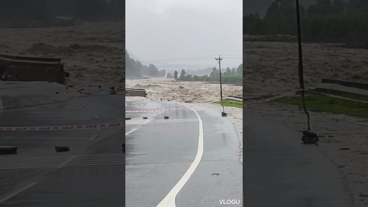 floods kullu Manali 10 july 2023
