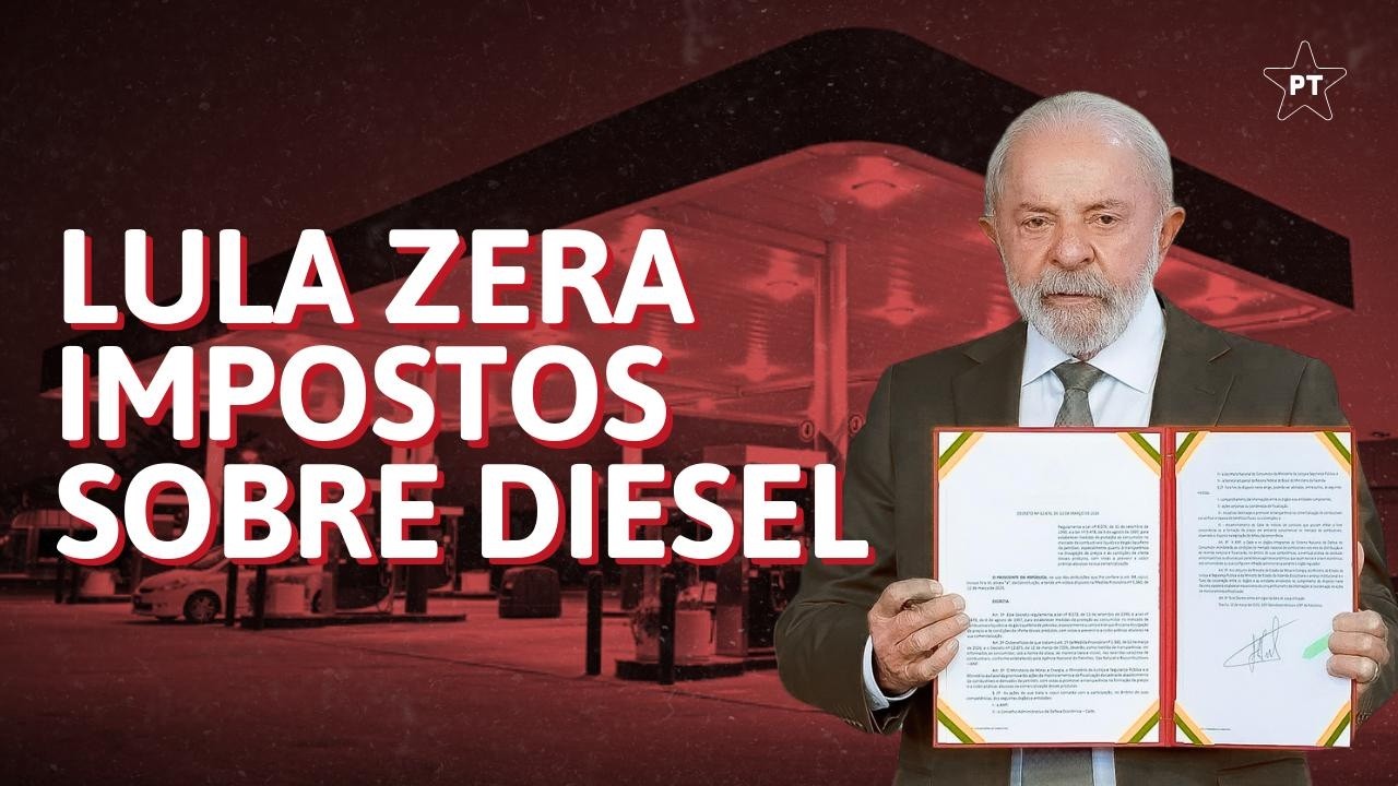 🚨 URGENTE: LULA ZERA IMPOSTO SOBRE DIESEL PARA PROTEÇÃO DOS BRASILEIROS