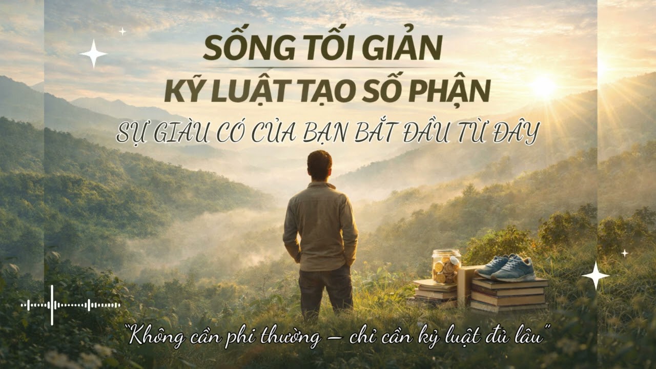 SỐNG TỐI GIẢN - KỶ LUẬT THÓI QUEN ÂM THẦM TẠO NÊN SỰ GIÀU CÓ CỦA CUỘC ĐỜI BẠN