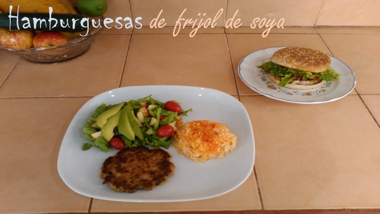 Hamburguesas de frijol de soya
