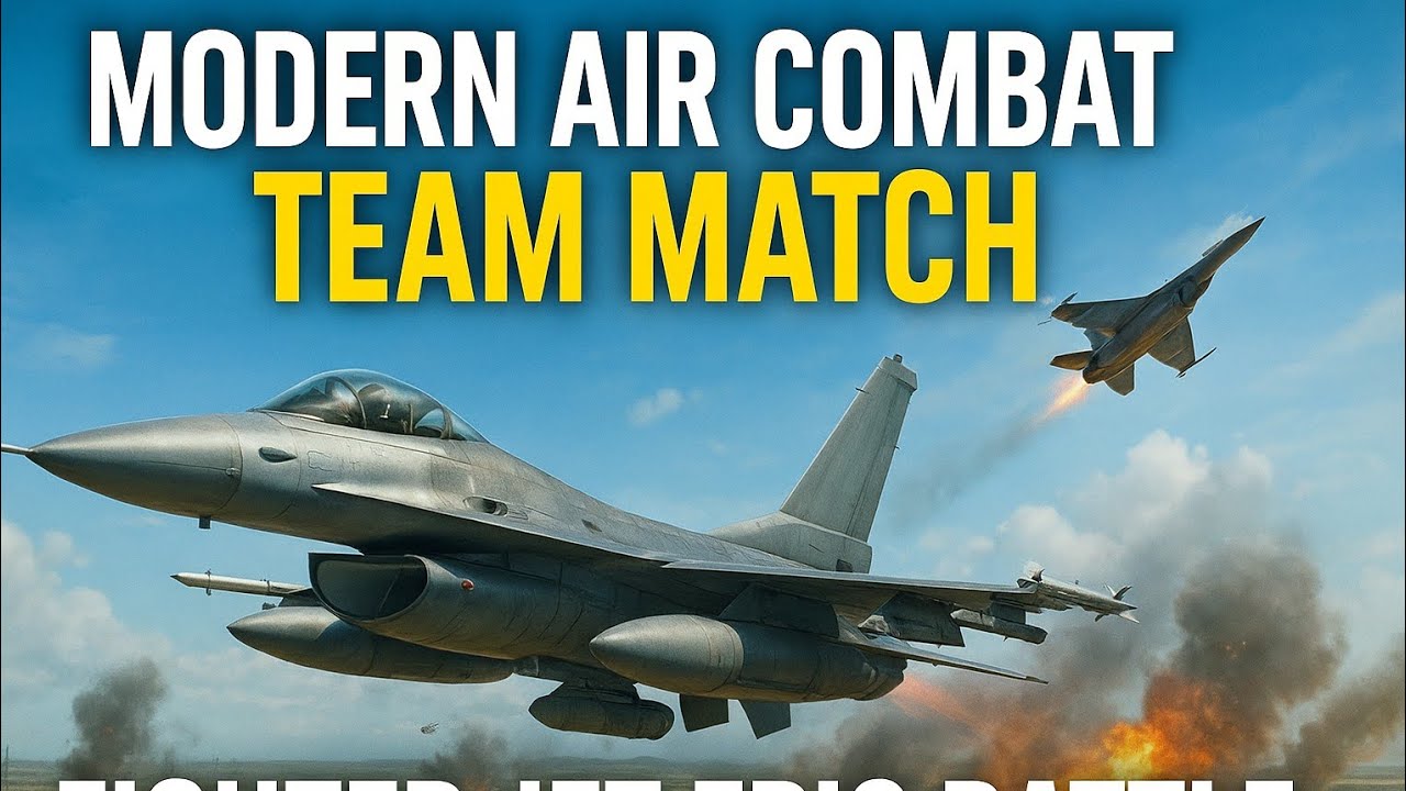 “Modern Air Combat Team Match | Enemy Base Destroyed & Intense Air Battle 🔥