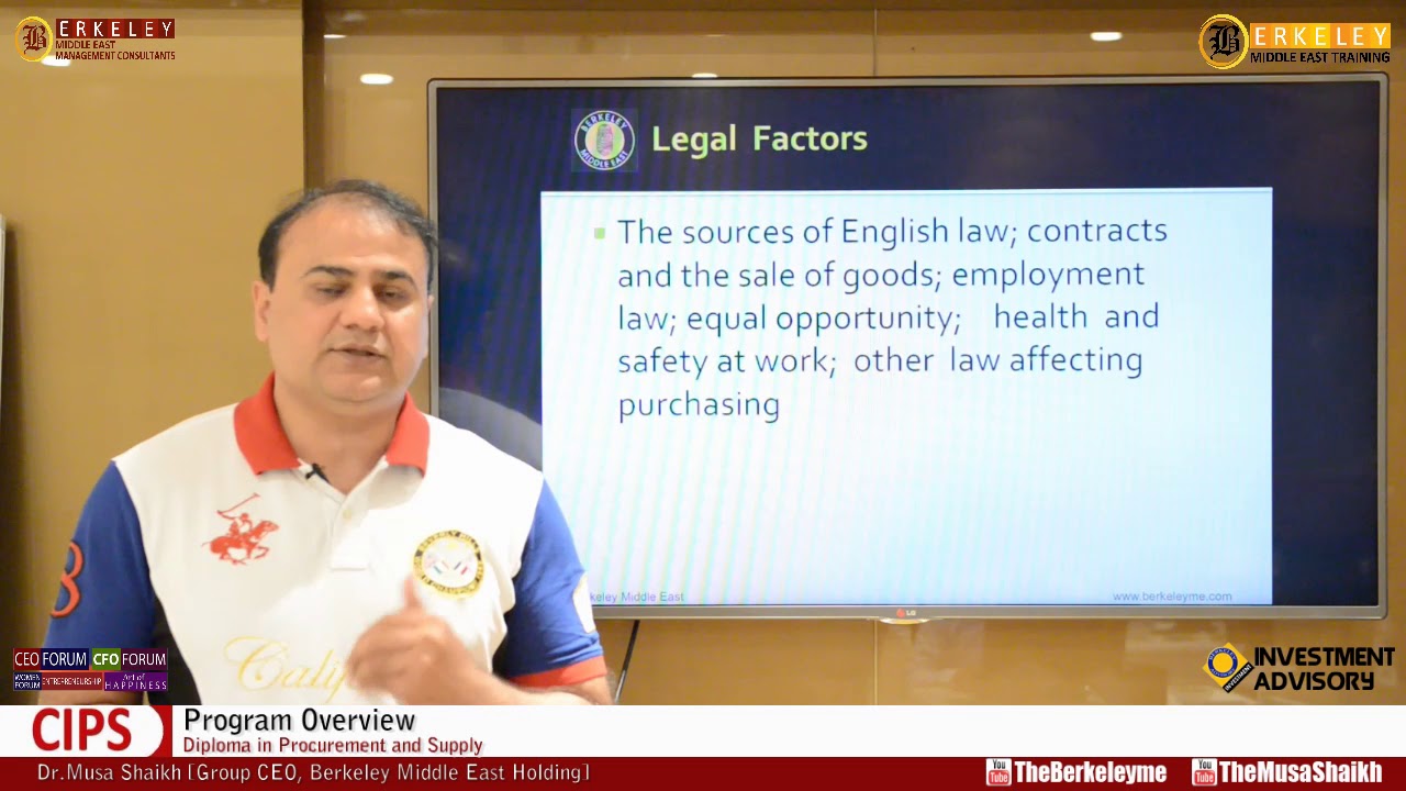 CIPS | Diploma in Procurement and Supply | Overview 1