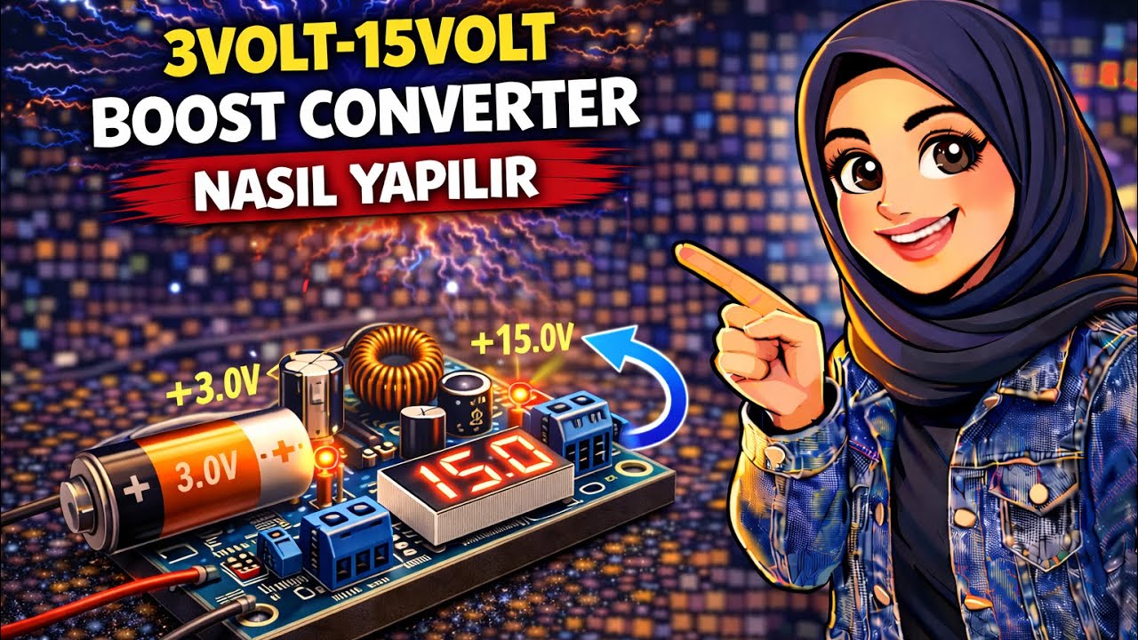 Tek Pille 15 Volt! 3V → 15V Boost Converter