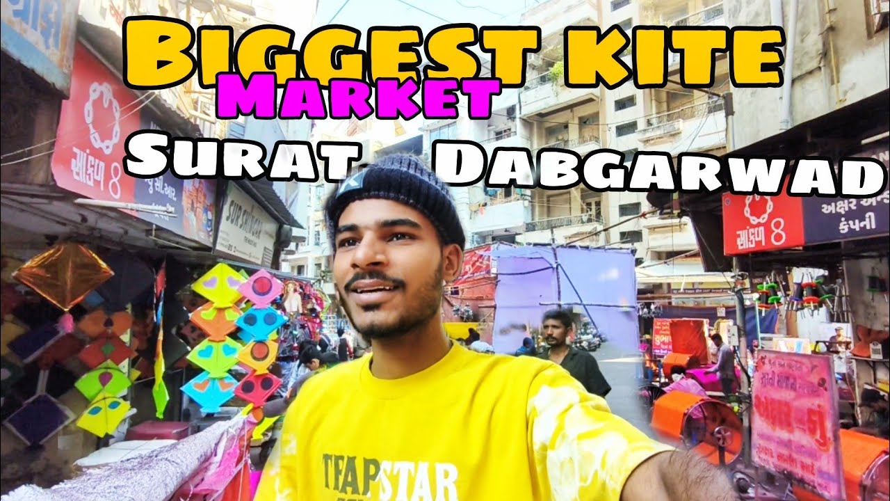 !!Biggest Kite Market Surat 😱🪁 | सूरत का सबसे बड़ा पतंग बाजार | #viralvideo 