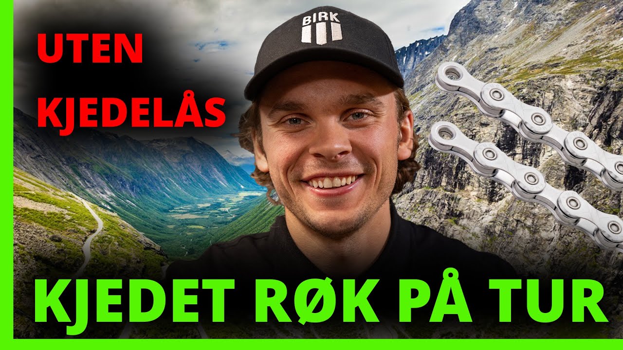 Hvordan fikse røket sykkelkjede uten kjedelås – Slik kommer du deg videre