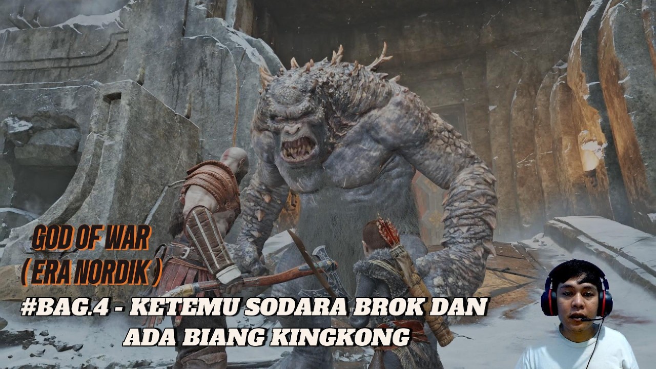 GOD OF WAR ( DUNIA NORDIK ) - Babeh Kratos Tangannya Kegigit Gegara Ngadepin BIANG KINGKONG !