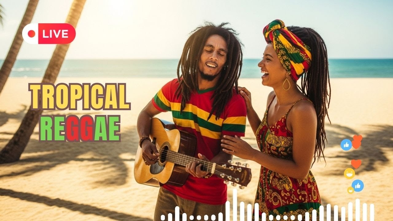 🏝️ Reggae Tropical Chill Live 🌞 | Praia, Sol & Good Vibes Brasil