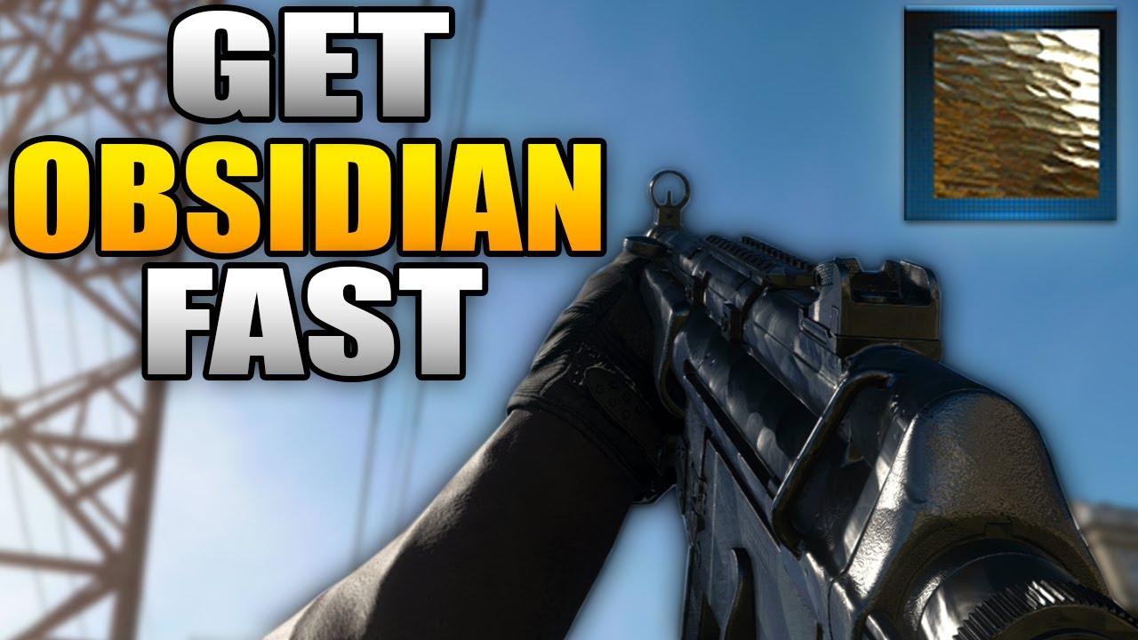 Modern Warfare: Fastest Way To Get Obsidian Camo