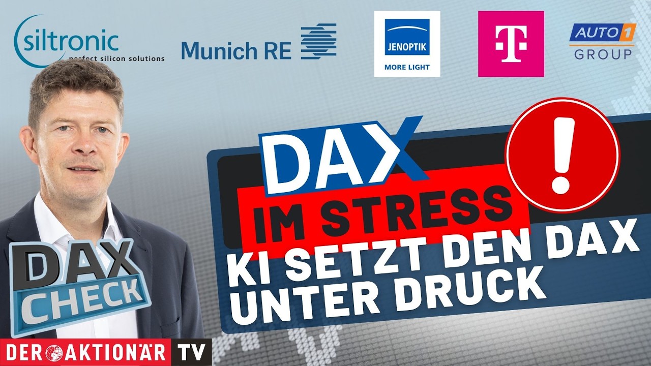 DAX-Check LIVE: Auto1, Deutsche Telekom, Jenoptik, Munich Re, Nemetschek, Siltronic im Fokus