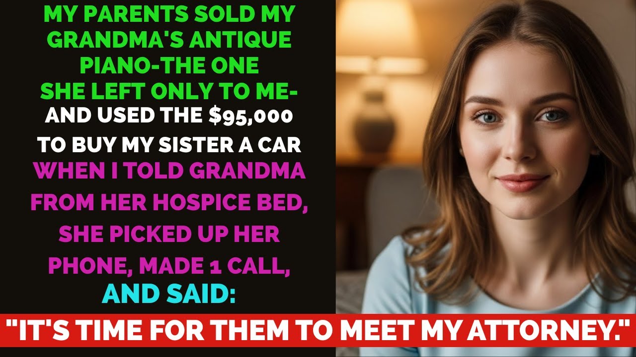My Parents Used My Inheritance To Buy My Sister A Car—Grandma Made One Call From Hospice