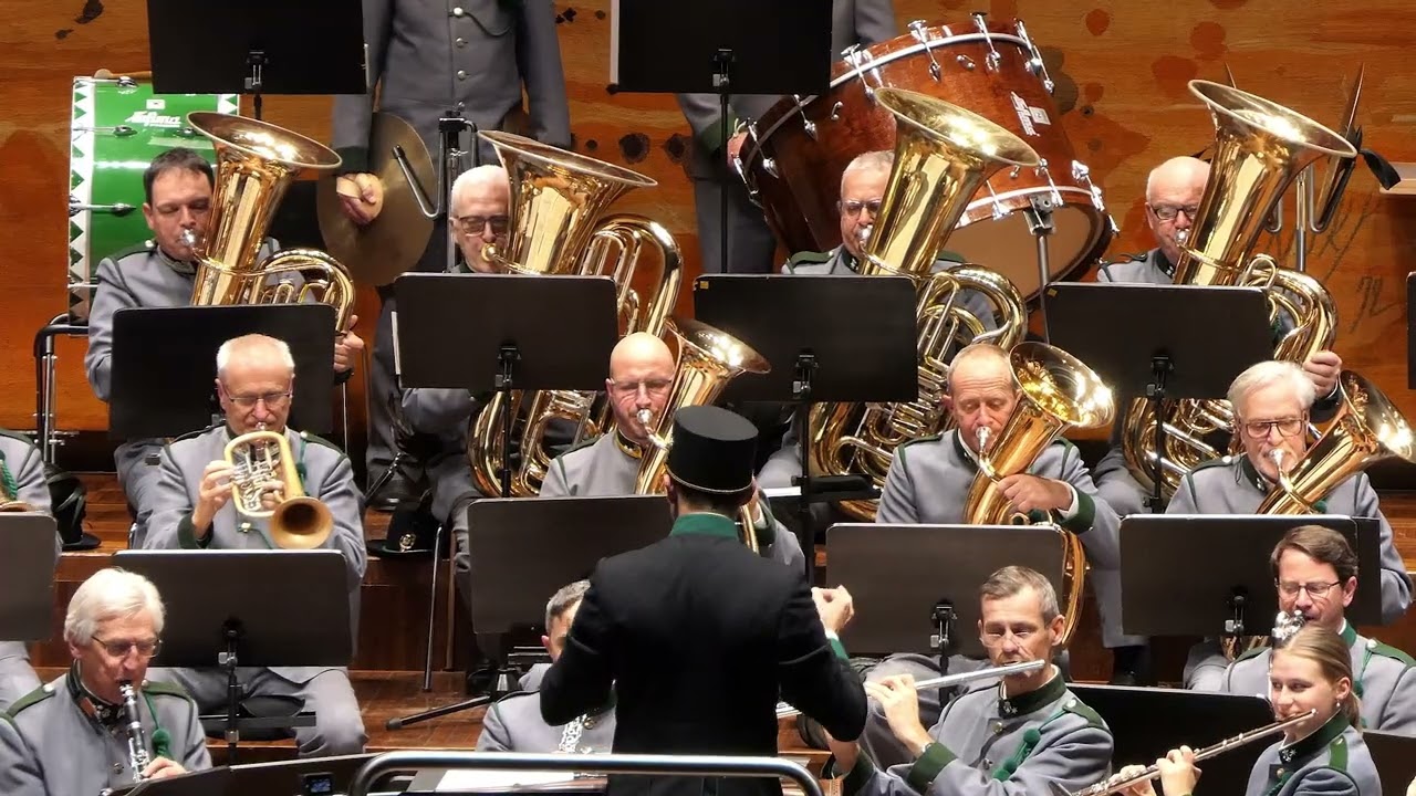 Auf der Jagd Schnellpolka - Johann Strauß Sohn; original Tiroler Kaiserjägermusik 2024; Norbert Amon